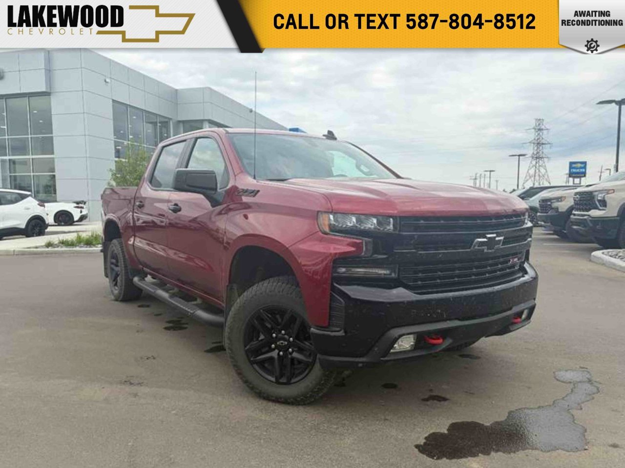 2020 Chevrolet Silverado 1500 4WD Crew Cab 147 LT Trail Boss Red Sherwood Park - photo #0
