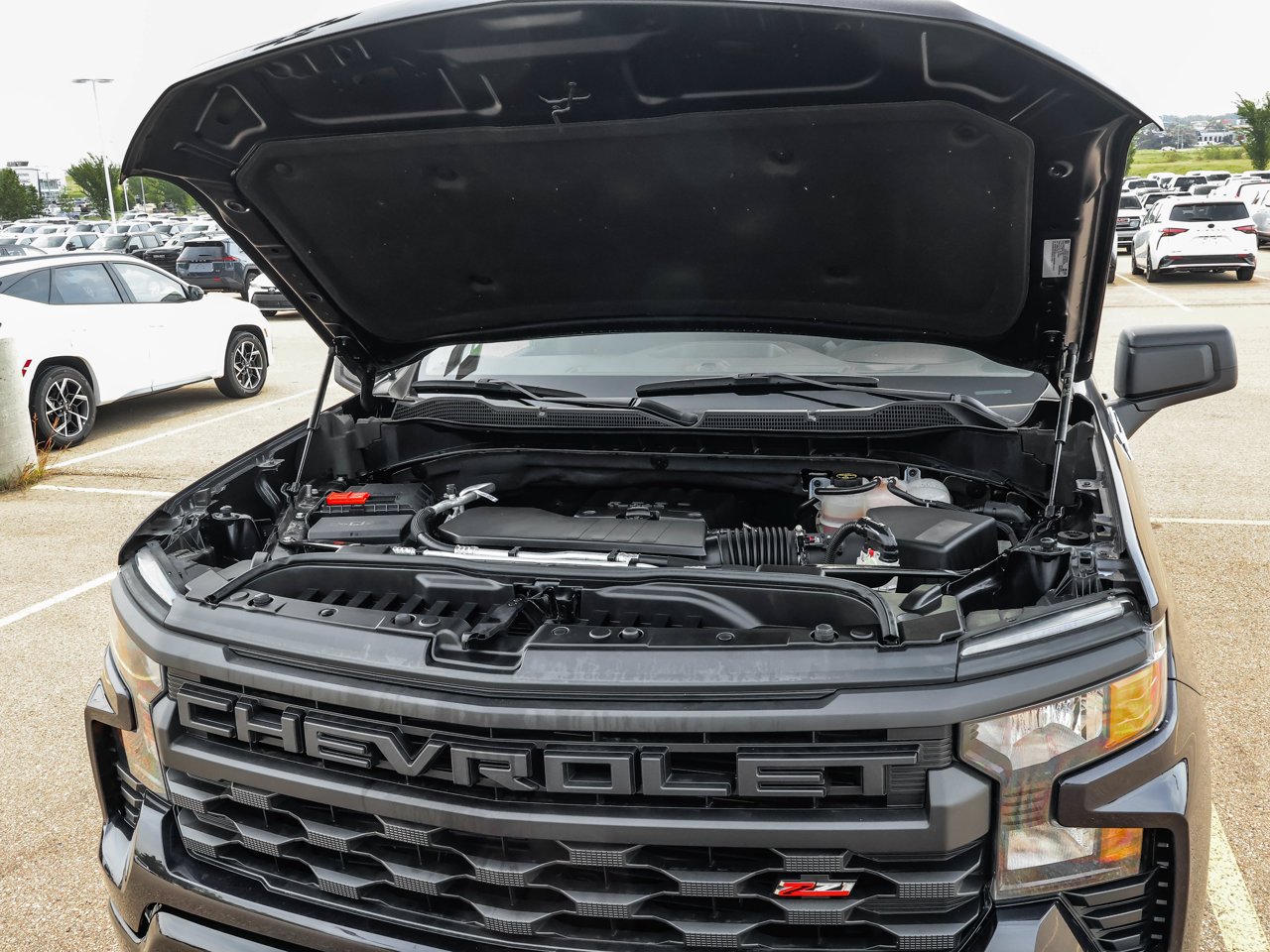 2024 Chevrolet Silverado 1500 4WD Crew Cab 147 Custom Trail Boss Grey Sherwood Park - photo #9