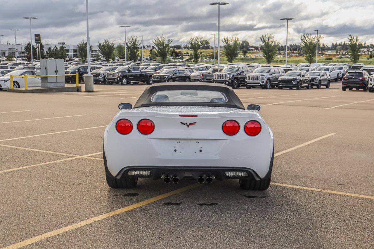 2013 Chevrolet Corvette 2dr Conv Grand Sport 3LT White Sherwood Park - photo #6