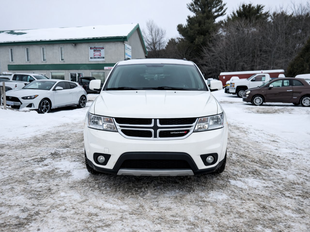 2014 Dodge Journey White  - photo #1