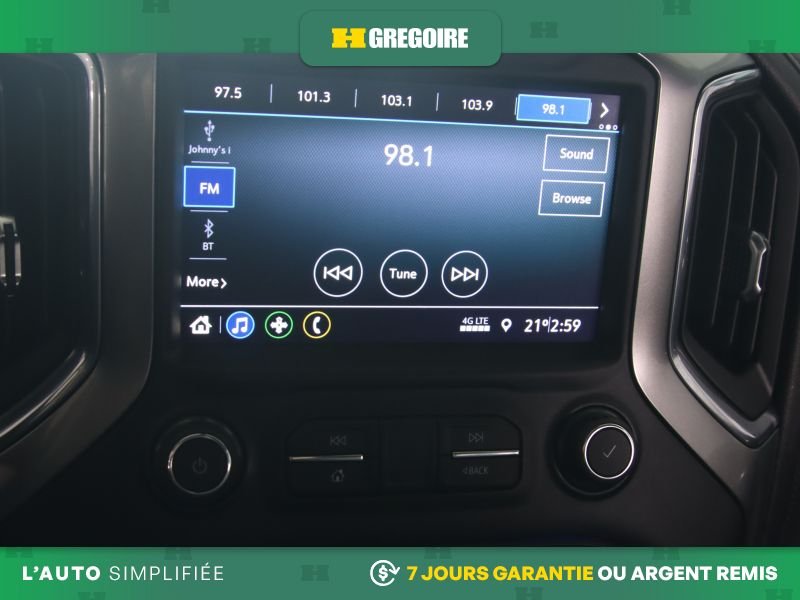Chevrolet Silverado 1500 821946 | LT 4WD AUTO A/C MAGS CAM RECUL BLUETOOTH 2020 Noir Laval - photo #11