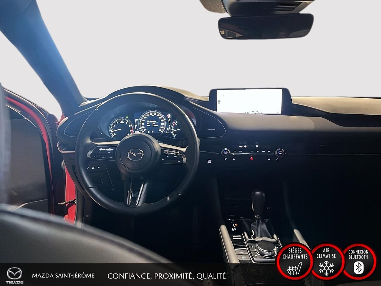 Mazda Mazda3 Sport GS LUXURY | AWD | TOIT OUVRANT | CUIR | 2024 Rouge Saint-Jérôme - photo #23