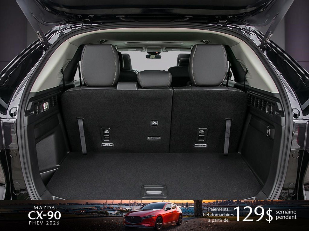 2026 Mazda CX-90 PHEV JM3KKCHAXT1377071 Jet Black Mica Mirabel - photo #6