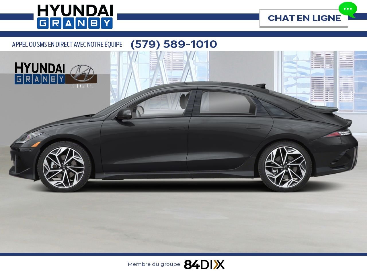 HYUNDAI IONIQ 6 2025 Noir abysse Granby - photo #2