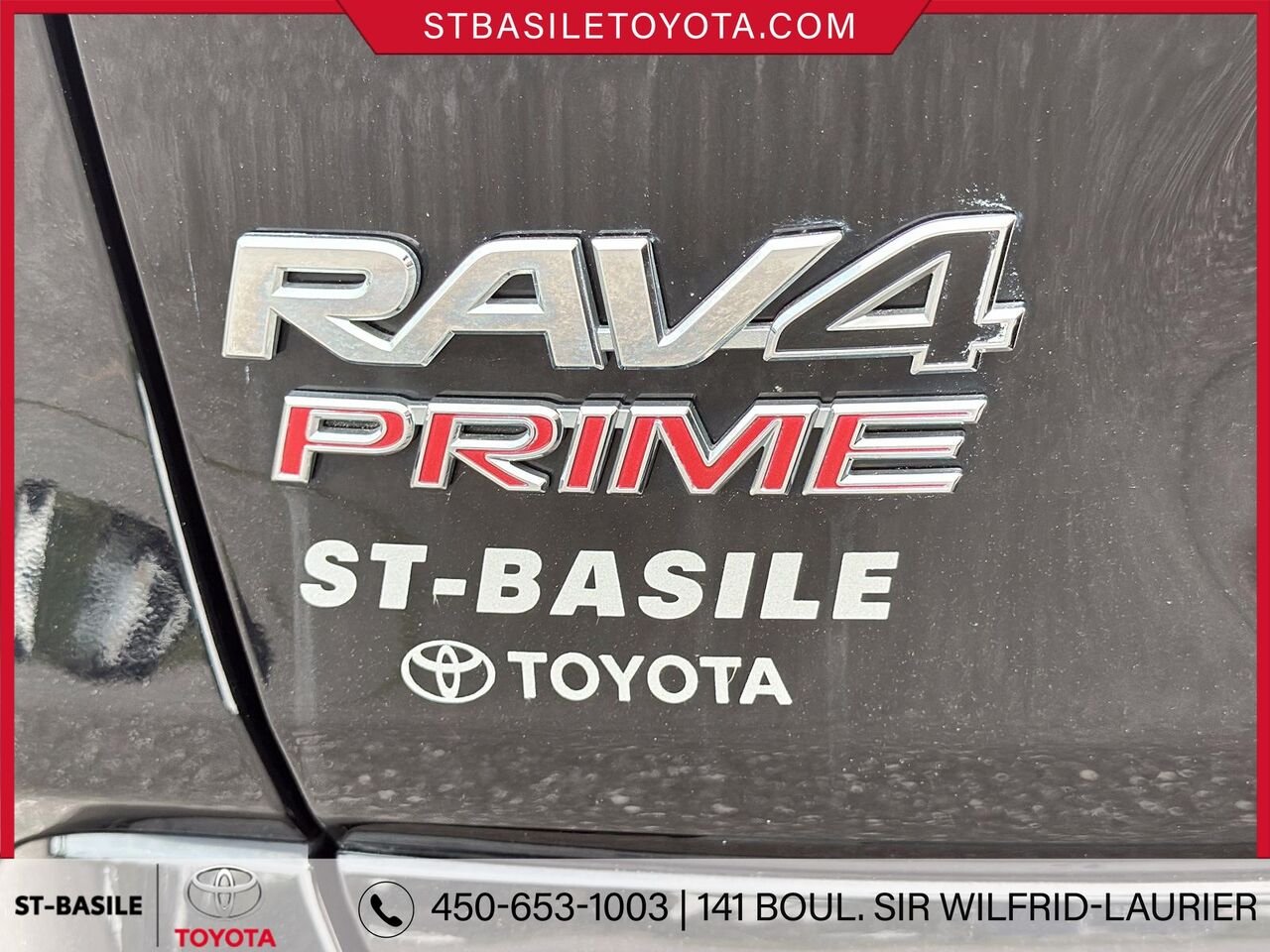 TOYOTA RAV4 PRIME 2024 Noir Saint-Basile-le-Grand - photo #5