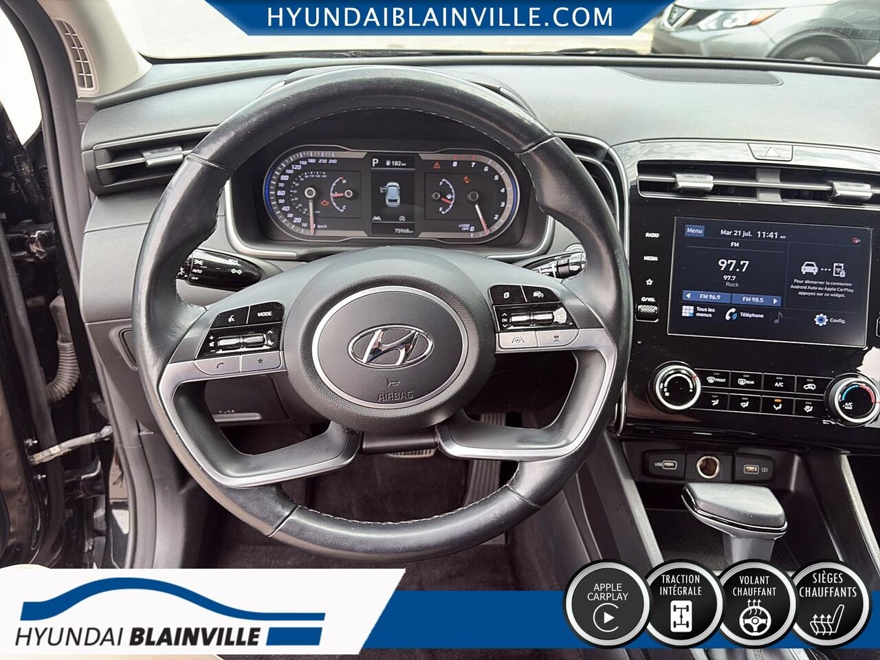 2022 Hyundai Tucson Black Blainville - photo #13
