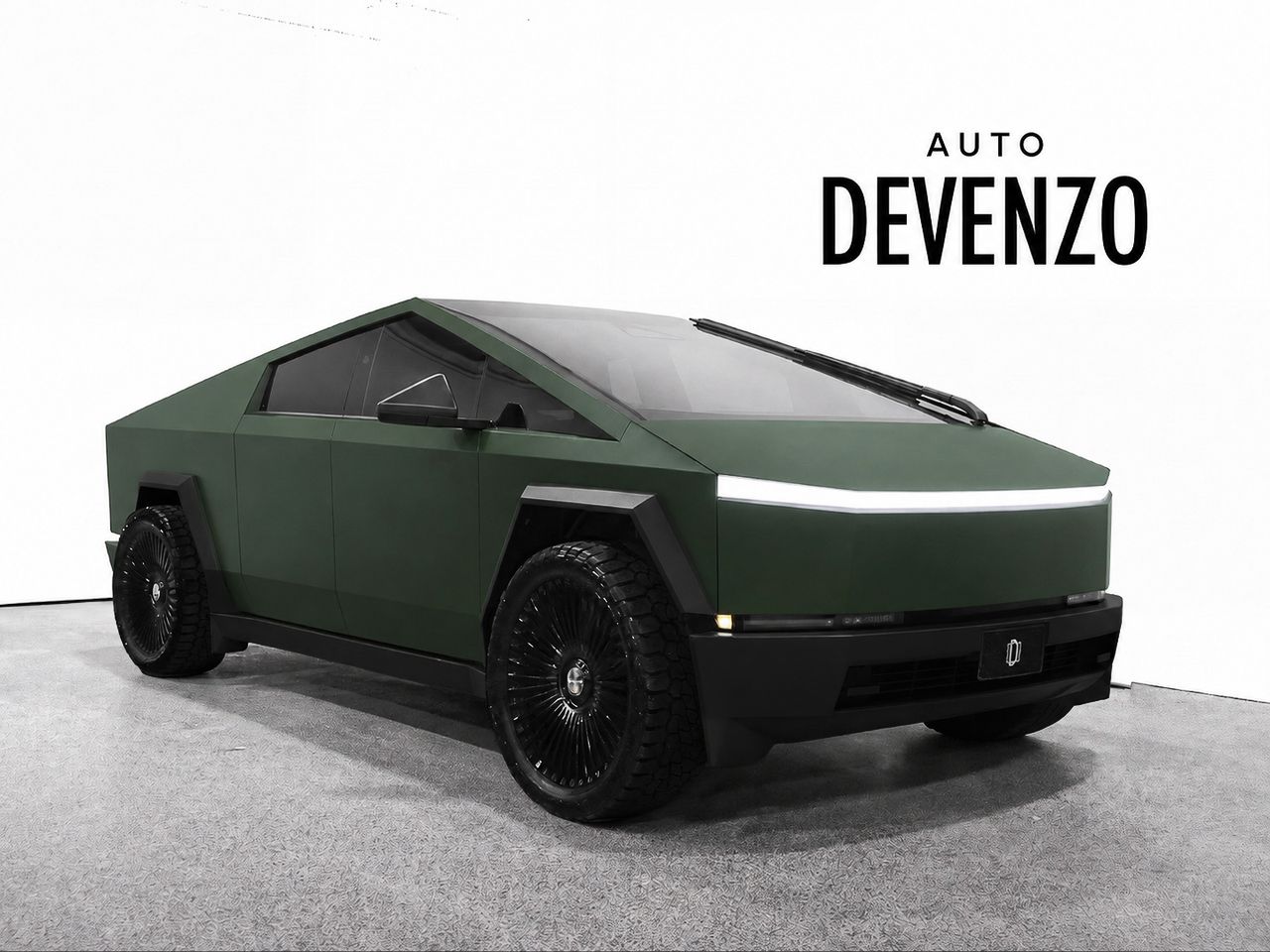 Silver 2024 Tesla Cybertruck Pickup Truck All-Wheel Drive Automatic