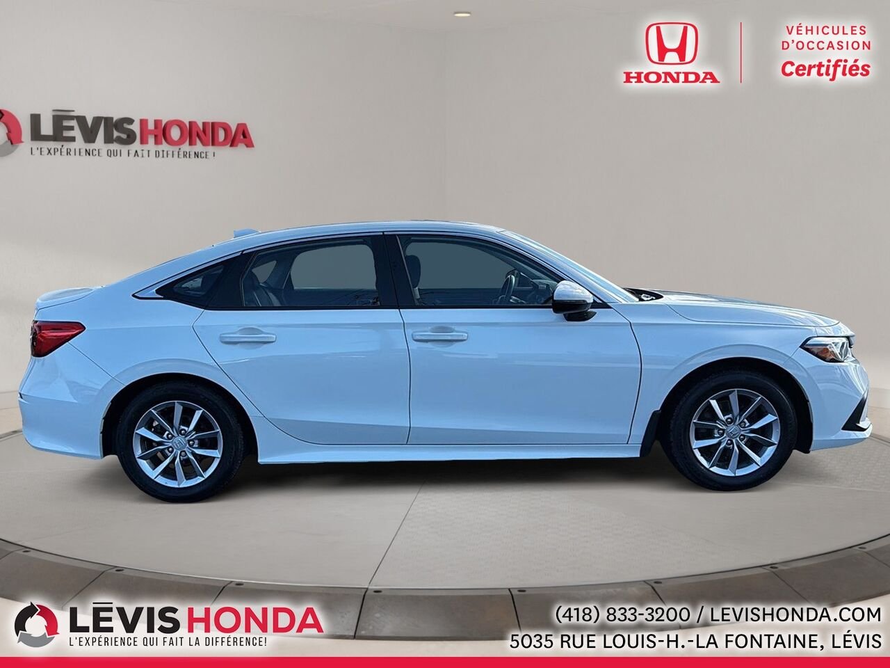 Honda Civic EX EX CVT 2024 Blanc Lévis - photo #8