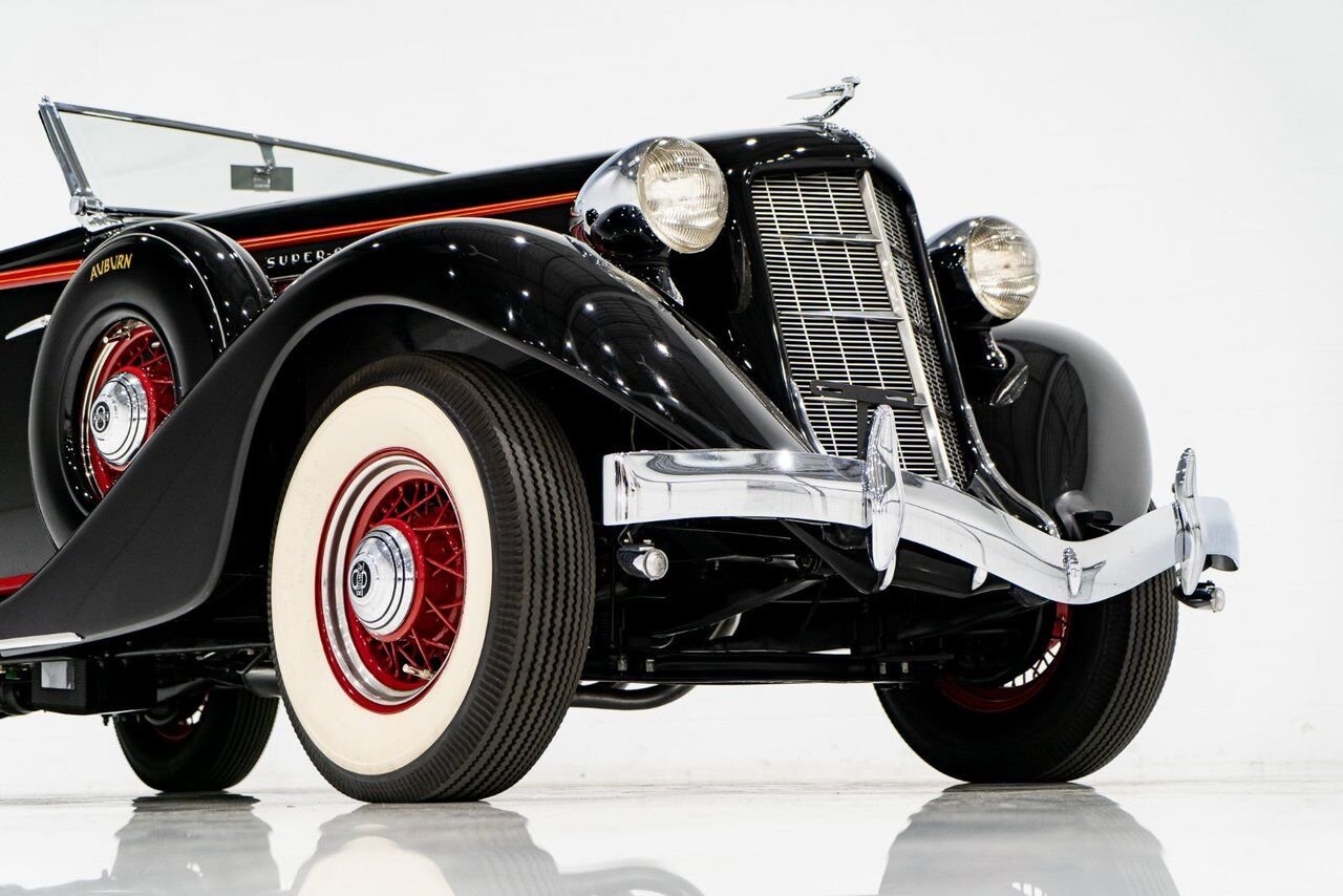 Auburn 851 Supercharge Phaeton **PRIX EN USD** 1935 Noir Montréal - photo #39