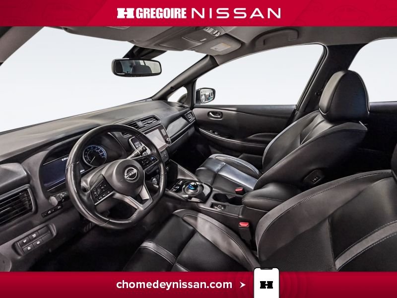 Nissan Leaf CL6917 | SL PLUS * Mag * Cuir * Volant Chauffant * 2023 Blanc Laval - photo #15