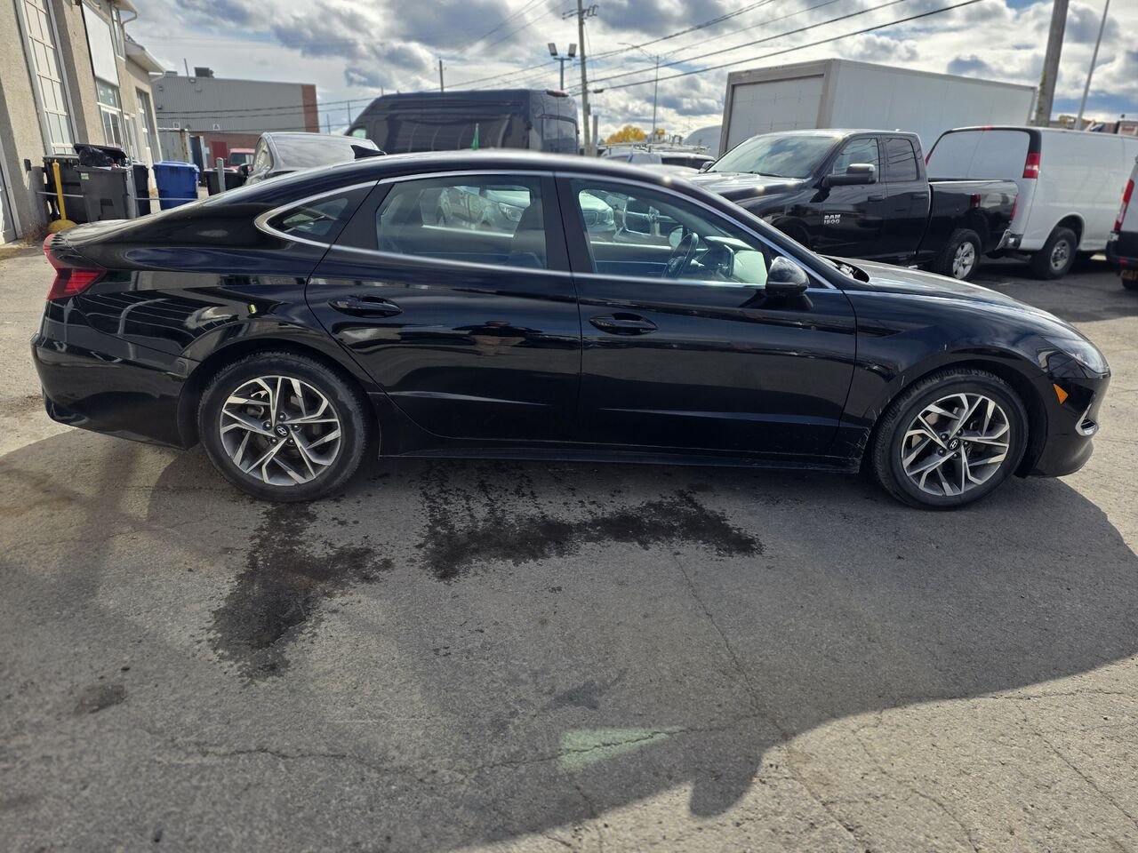 2021 Hyundai Sonata Black  - photo #4