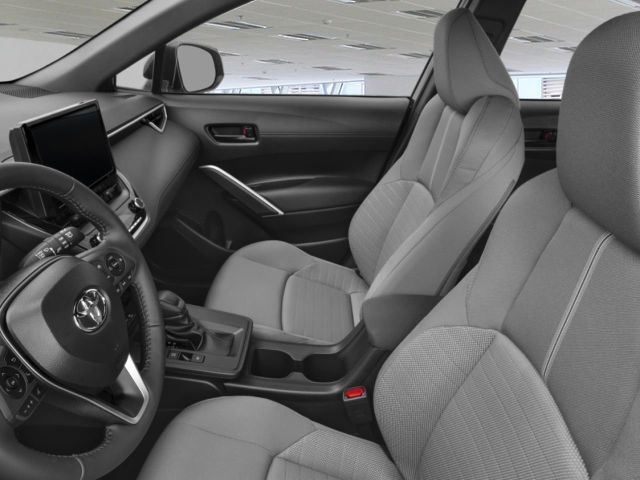 2026 Toyota Corolla Cross 2602157 | Hybrid SE Sonic Silver Metallic w/Black Roof Edmonton - photo #6