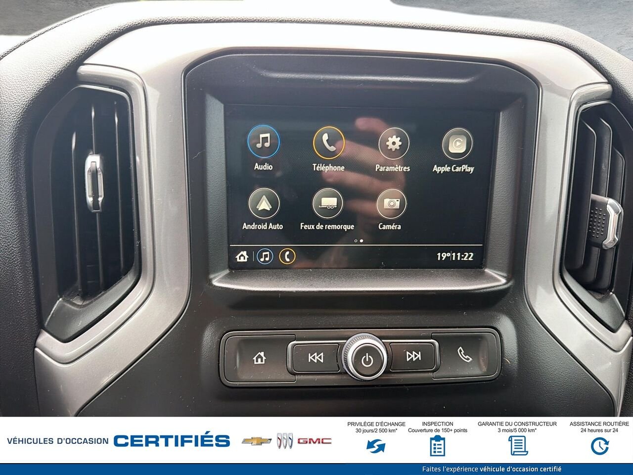 2019 GMC SIERRA 1500 cabine double 4RM 147 po Silver Montmagny - photo #12