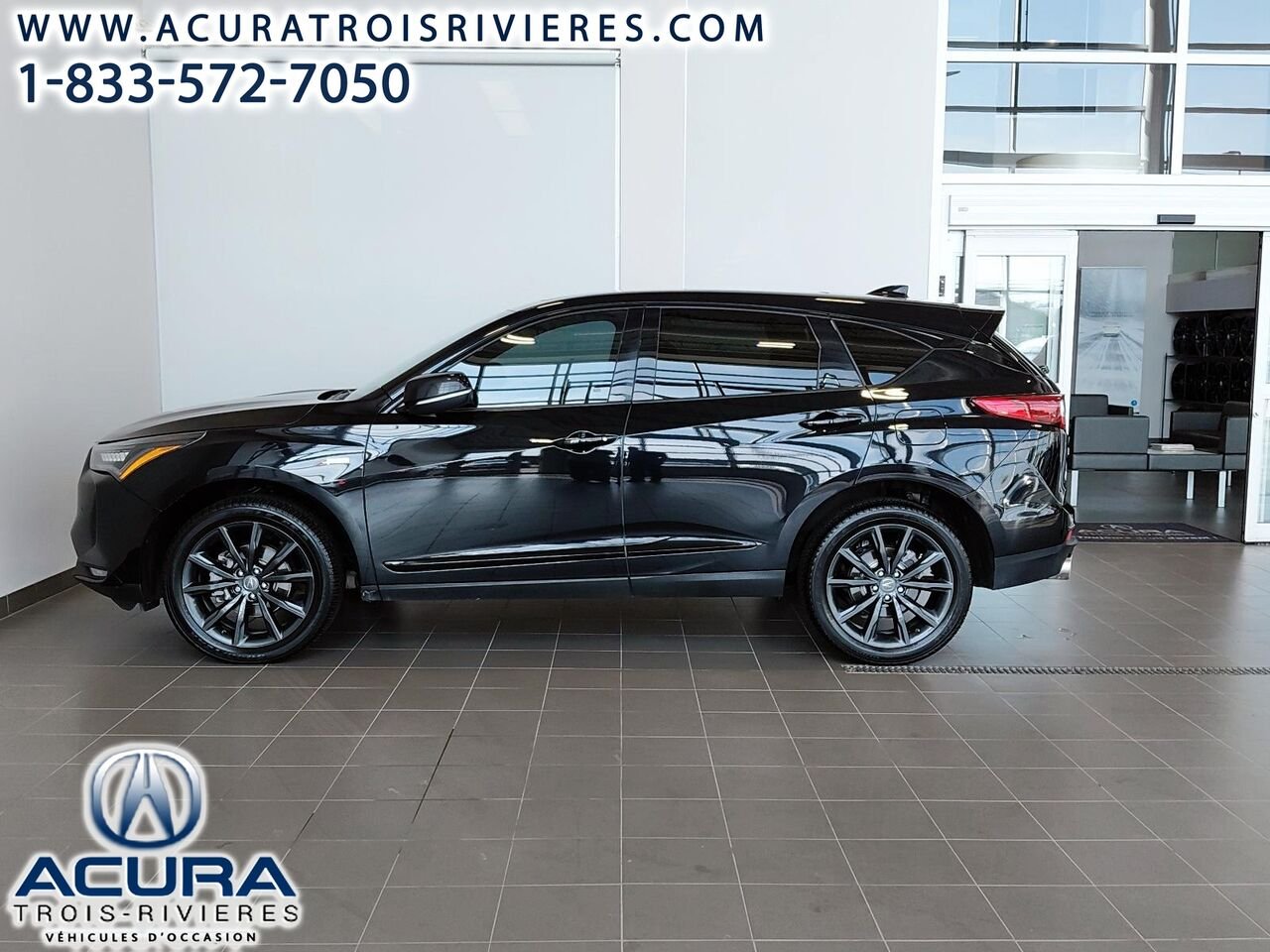 2025 Acura RDX A-Spec sh-awd, toit pano, lumières DEL Black Trois-Rivières - photo #9