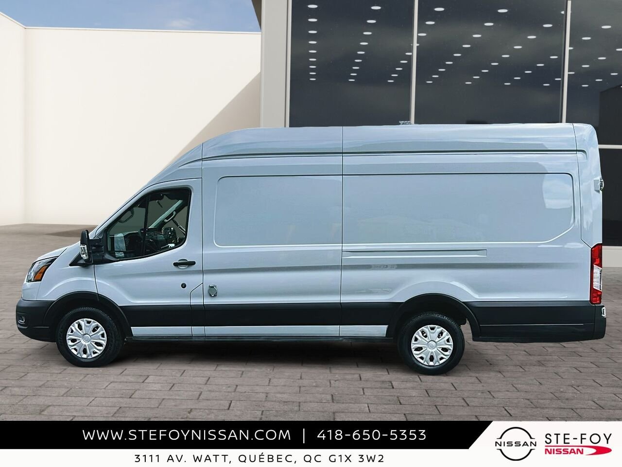 2022 Ford E-Transit Toit surélevé White Ste-Foy - photo #4