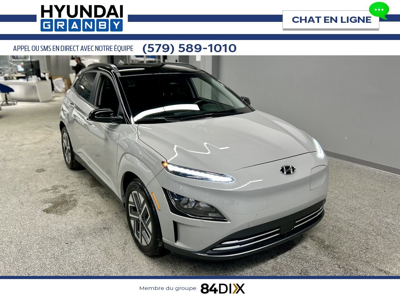 2023 Hyundai Kona Electric Grey Granby - photo #1