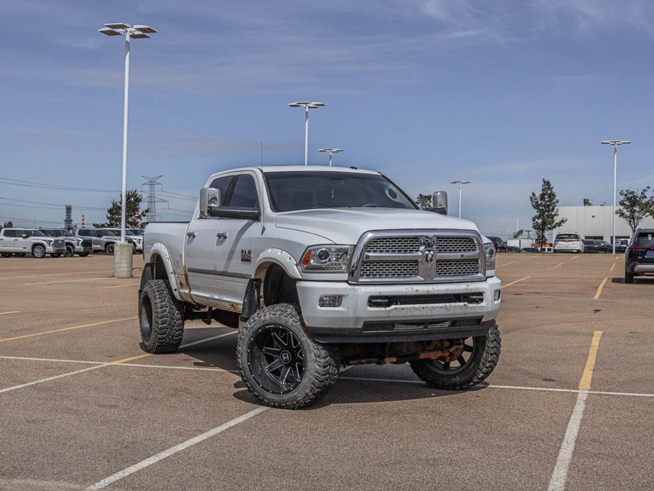 2013 Ram 3500 4WD Crew Cab 149 Laramie White Sherwood Park - photo #1