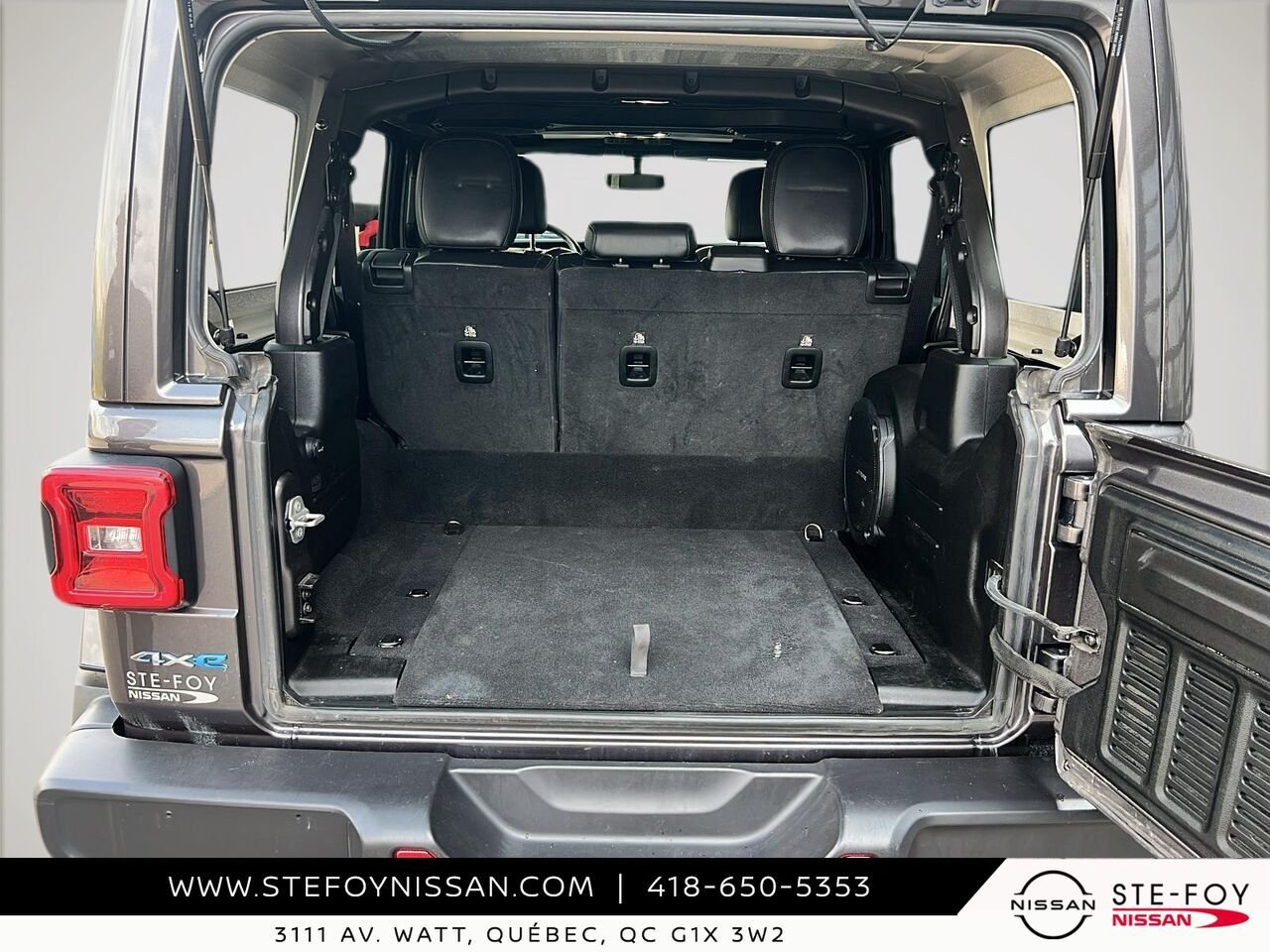 Jeep Wrangler 4xe SAHARA UNLIMITED 2022 Gris Ste-Foy - photo #5