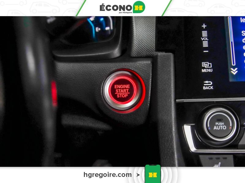Honda Civic 730033A | SE AUTO A/C GR ELECT MAGS CAM RECUL BLUETOOTH 2018 Blanc Laval - photo #11
