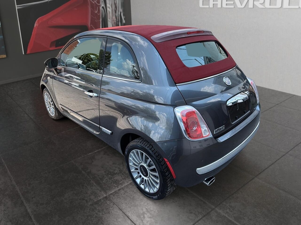 2014 FIAT 500 LOUNGE Grey Saint-Hyacinthe - photo #3