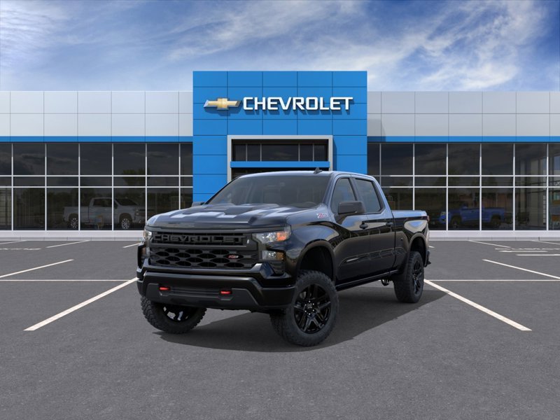 CHEVROLET Silverado 1500 Custom Trail Boss cabine multiplace 4RM 157 po 2026 Noir Ottawa & Gatineau - photo #7