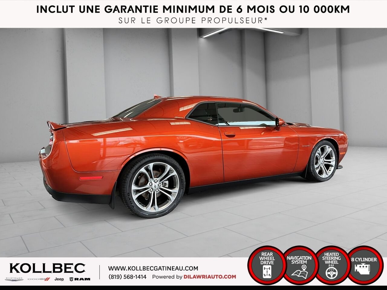 DODGE CHALLENGER R/T 2021 Orange Ottawa & Gatineau - photo #13