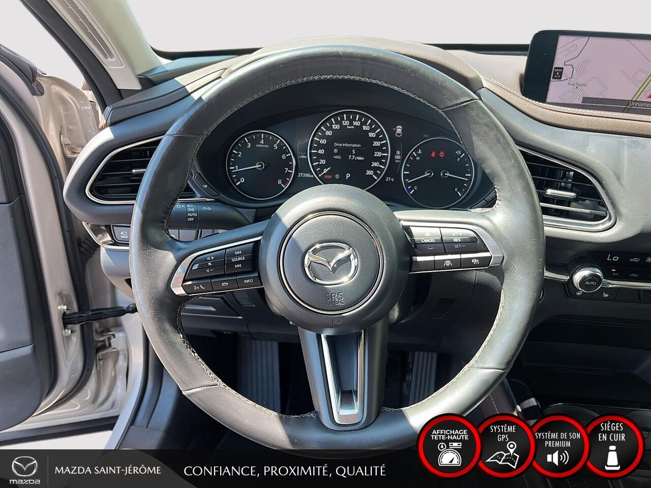 Mazda CX-30 GT | TOIT OUVRANT | CUIR | AWD | 2024 Gris Saint-Jérôme - photo #12