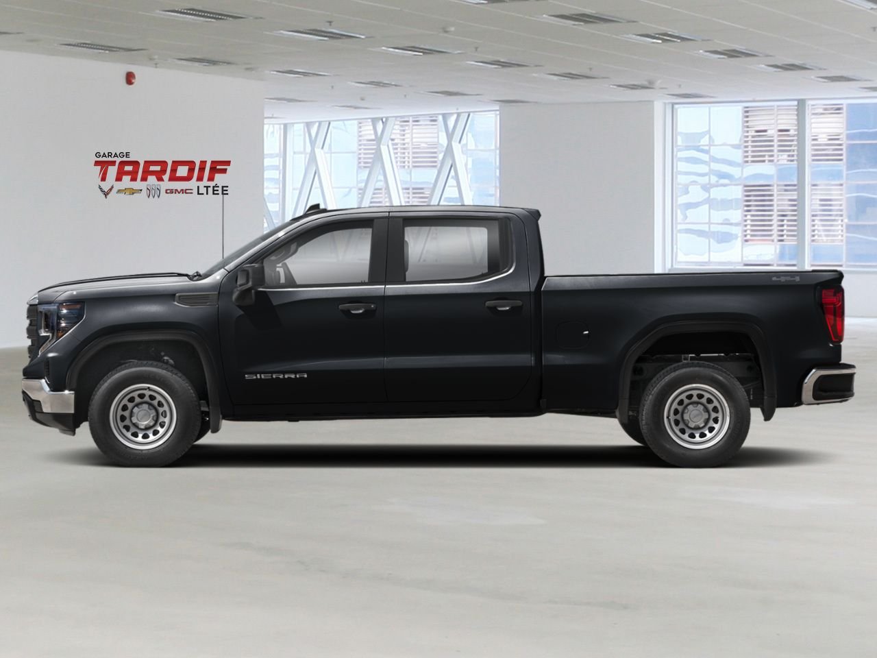 2026 GMC Sierra 1500 Pro cabine multiplace 4RM 147 po Onyx Black Amos - photo #1