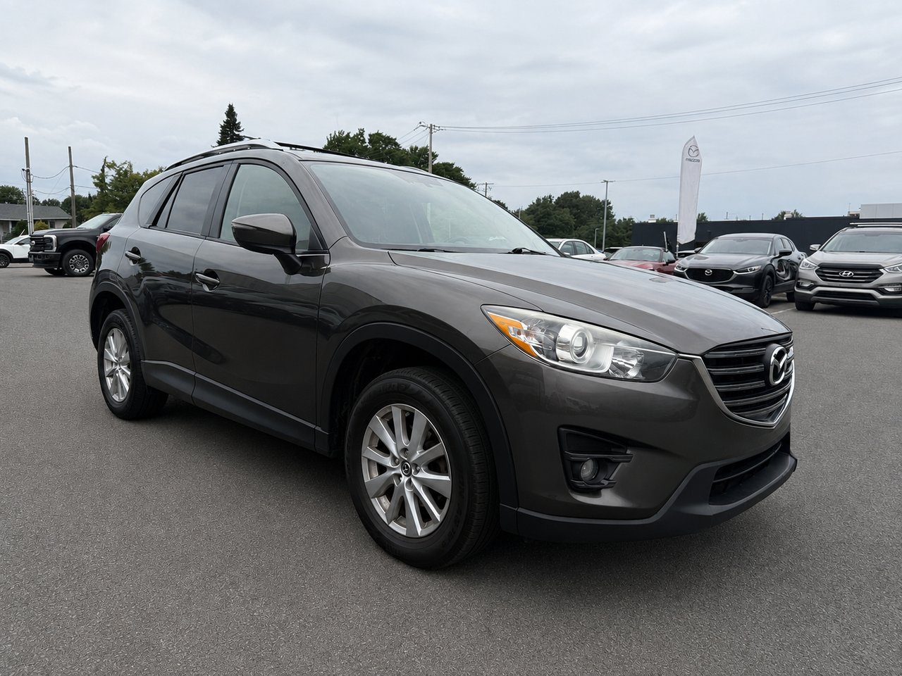 Mazda CX-5 GS 2016 Gris Châteauguay - photo #3