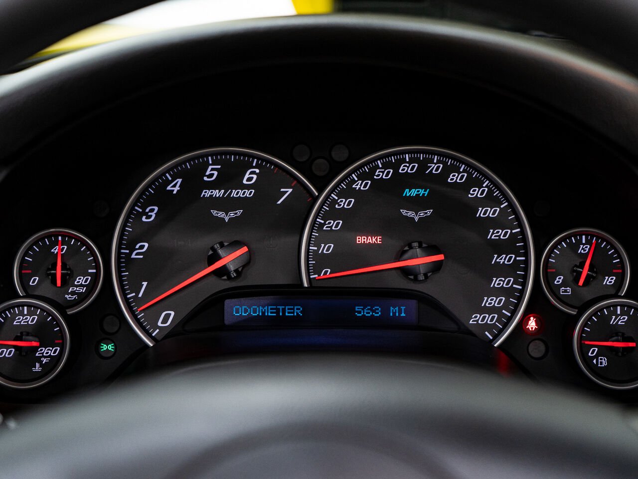 2008 Chevrolet Corvette With only 900km (563mi) From new with window sticker Yellow Kirkland - photo #34