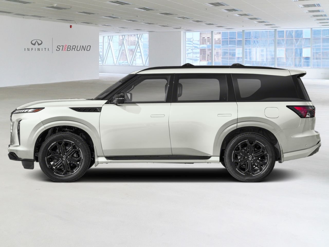 2027 INFINITI QX80 Radiant White TriCoat Pearl Saint-Basile-le-Grand - photo #2