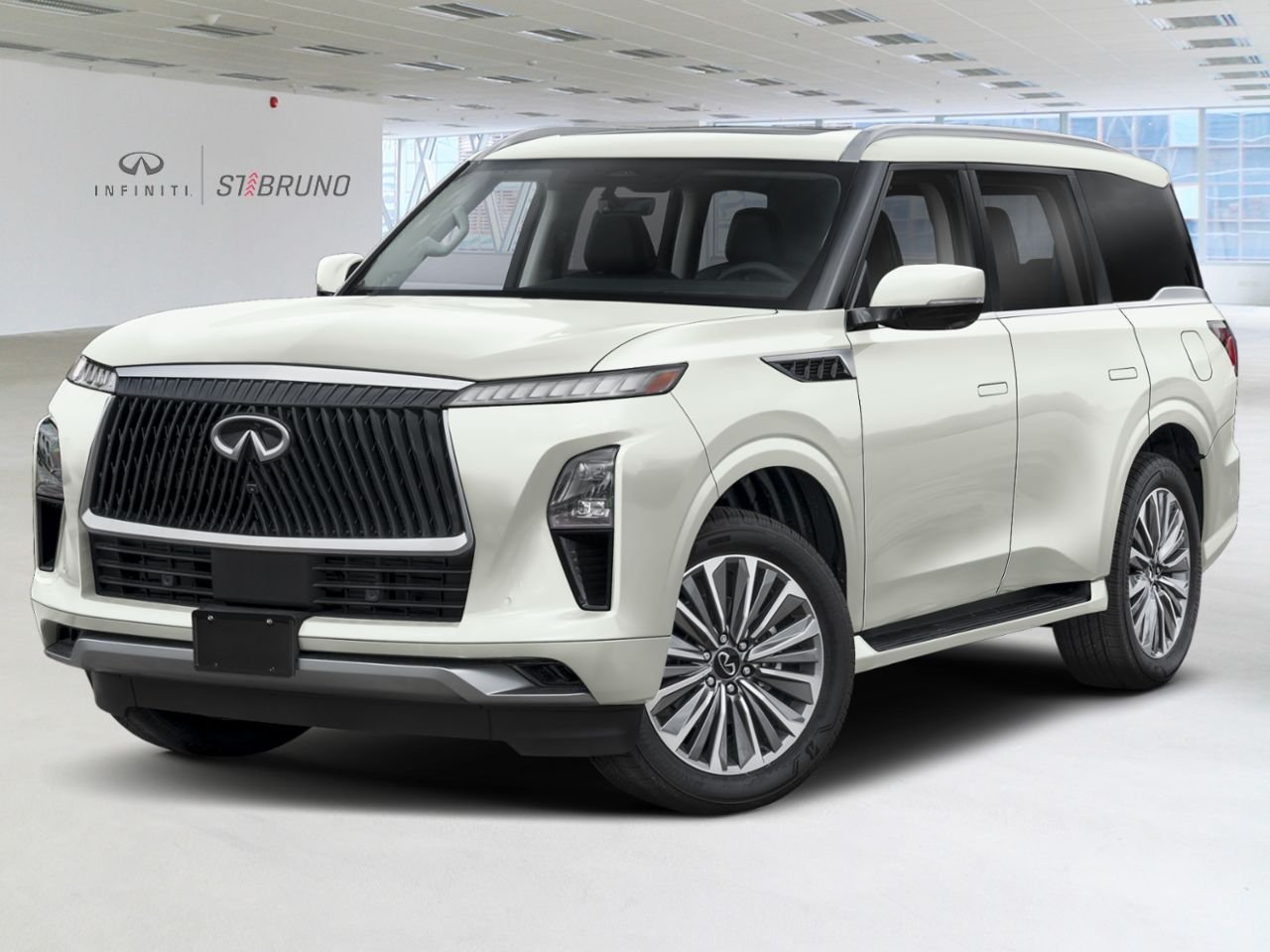 INFINITI QX80 2026 Blanc radiant triple couche nacré Saint-Basile-le-Grand - photo #0
