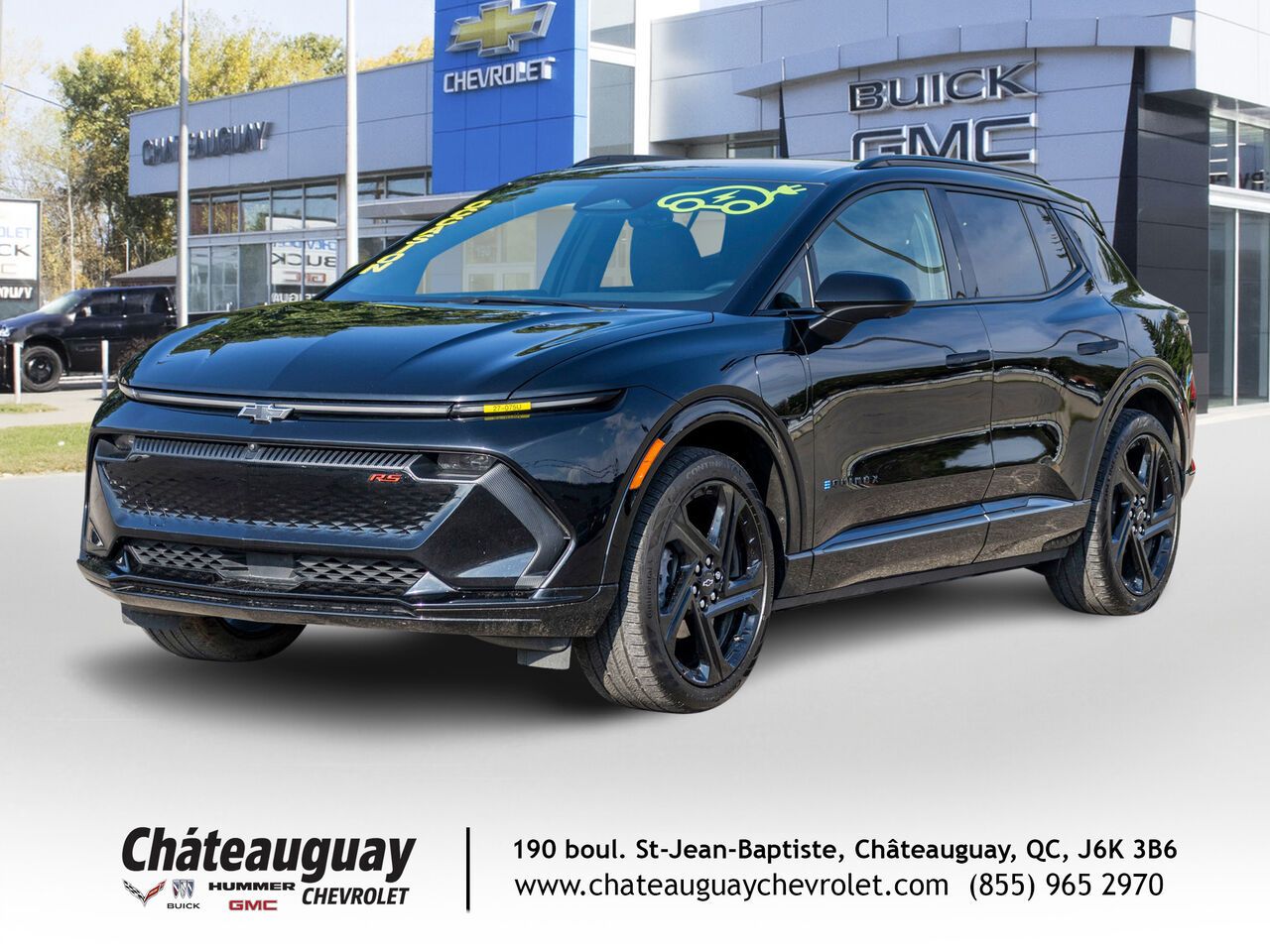 Black 2024 Chevrolet Equinox EV SUV / Crossover Front-Wheel Drive