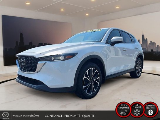 Mazda CX-5 GS LUXURY | TOIT OUVRANT | AWD | CUIR | 2023 Blanc