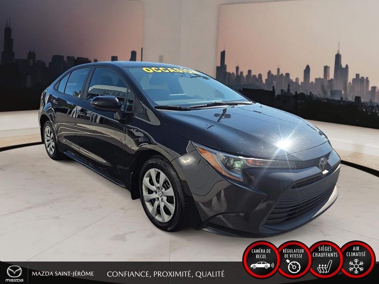 2023 Toyota Corolla LE | RÉGULATEUR ADAPTATIF À RADAR | CAMÉRA DE RECUL | BLUETOOTH | 77 742 KM Black Saint-Jérôme - photo #3