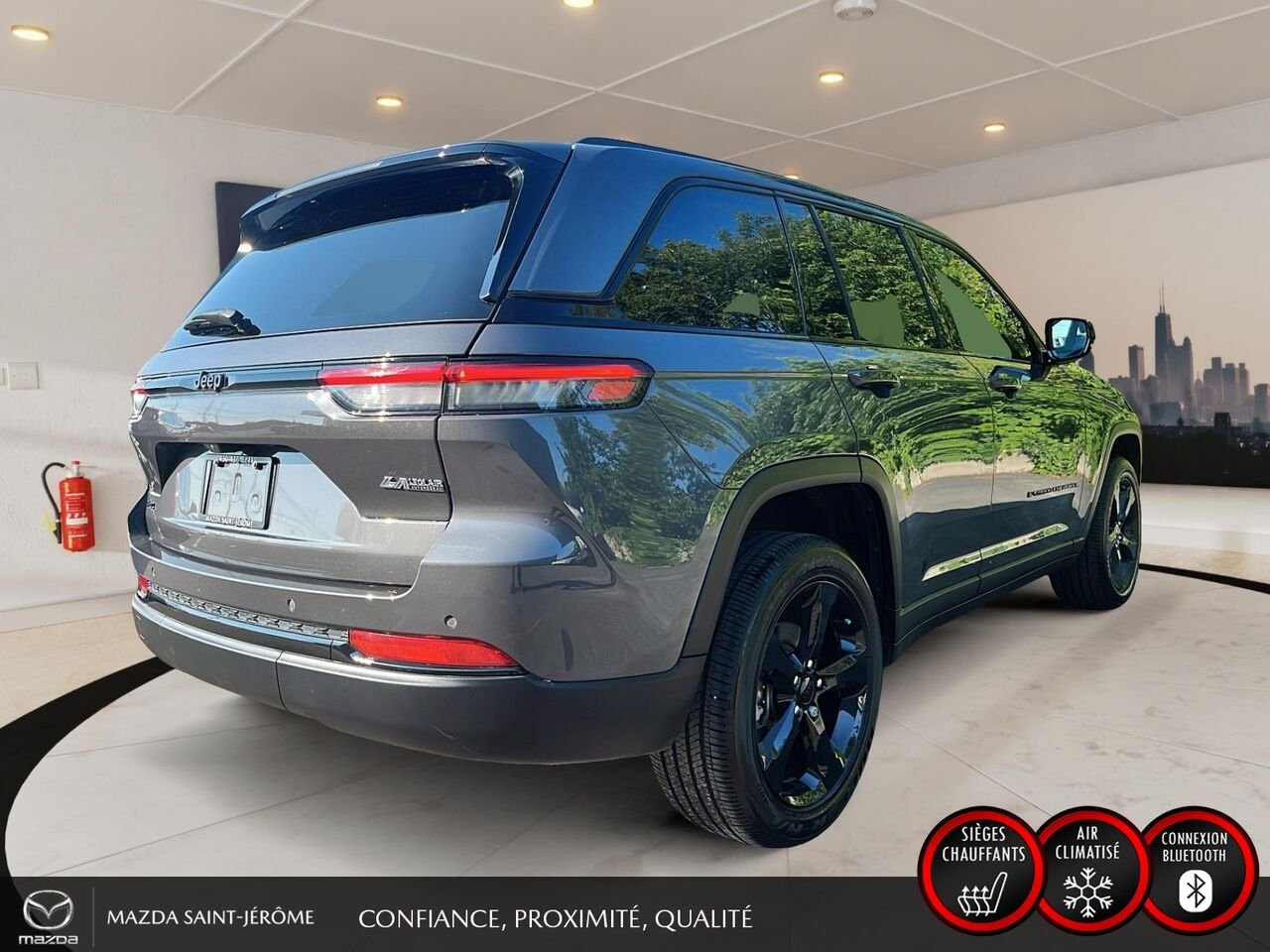 2025 Jeep Grand Cherokee Altitude | GROUPE REMORQUAGE | CUIR | Grey Saint-Jérôme - photo #5