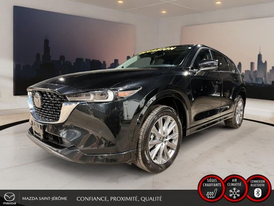 2025 Mazda CX-5 GT | TOIT OUVRANT | CUIR | AWD | Black