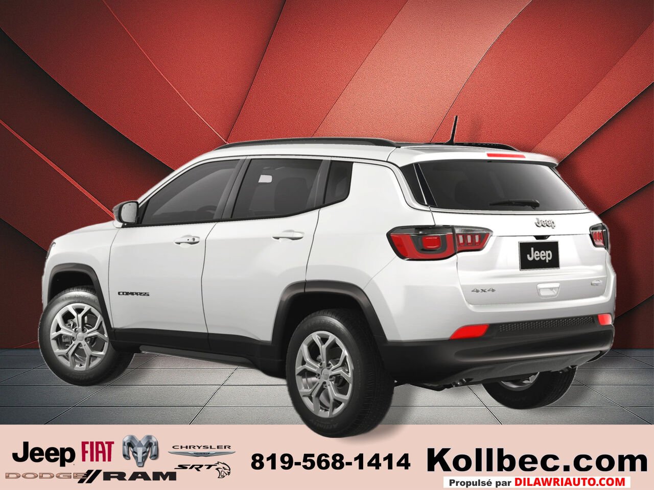 Jeep Compass Sport 4x4 2025 Blanc éclatant Ottawa & Gatineau - photo #1