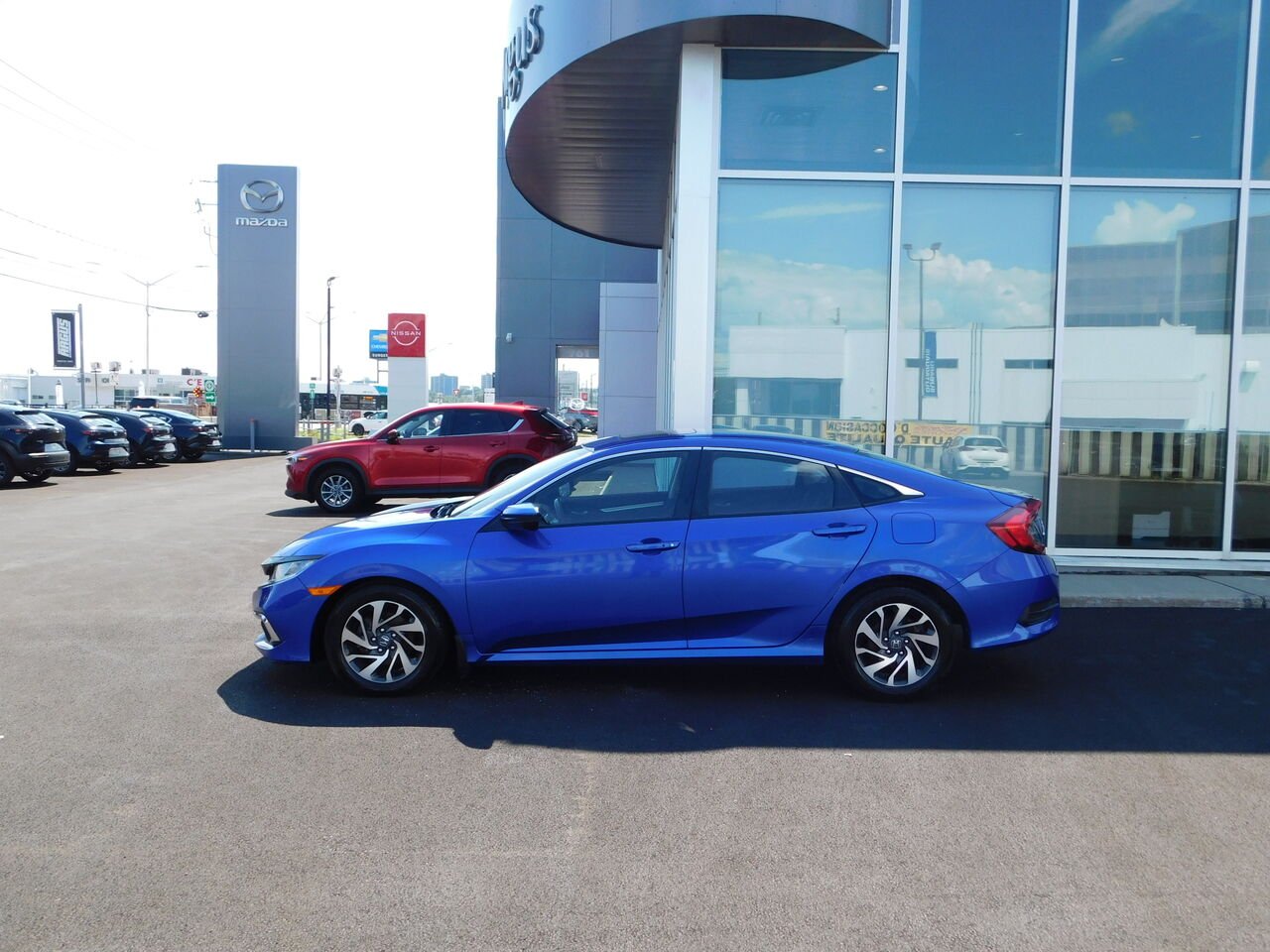 Honda Civic Berline EX CVT 2019 Bleu Gatineau - photo #0