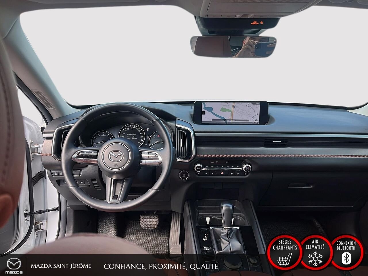 Mazda CX-50 GT | TOIT PANORAMIQUE | CUIR BRUN | AWD | 2025 Blanc Saint-Jérôme - photo #23