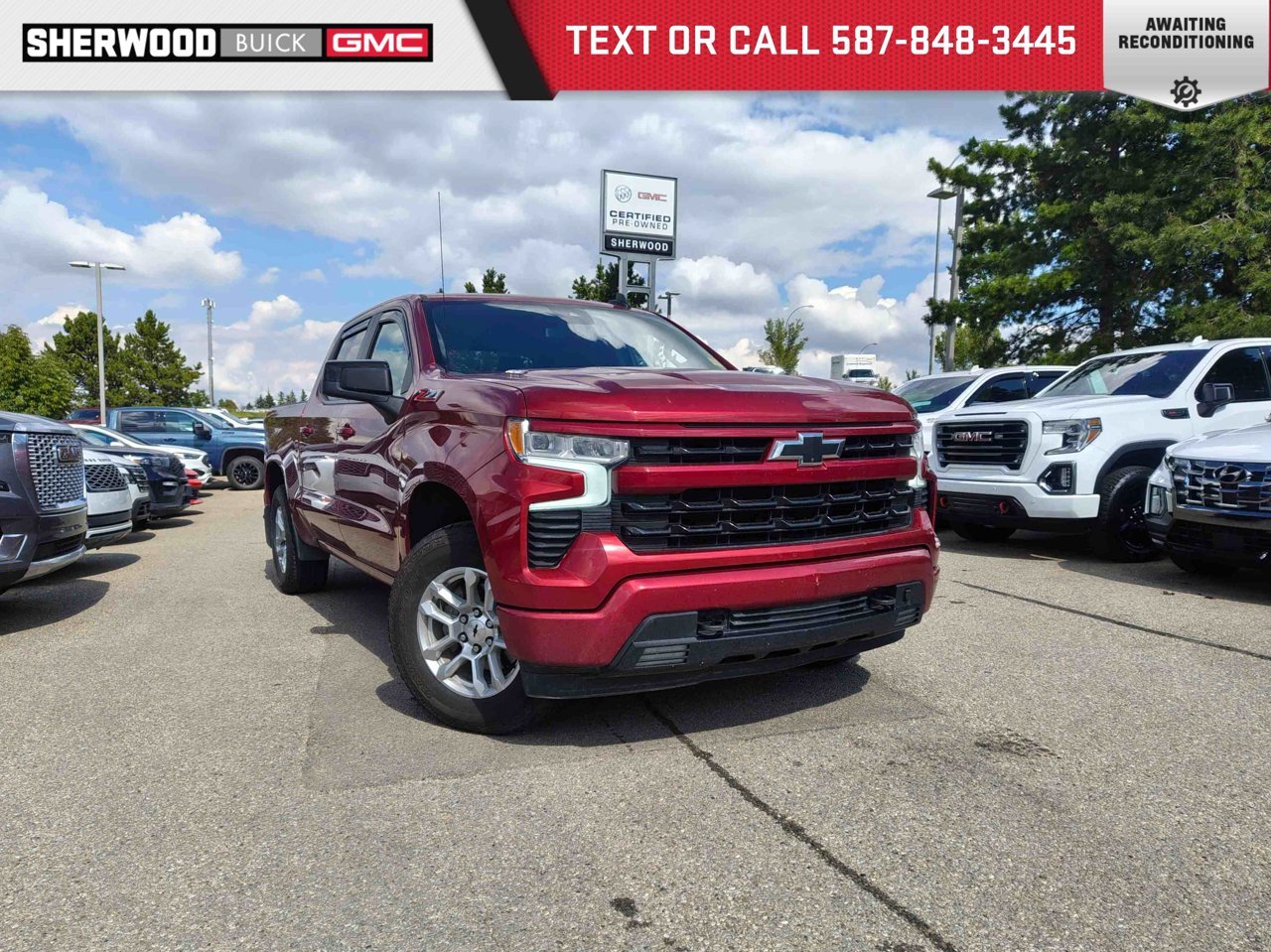 2024 Chevrolet Silverado 1500 4WD Crew Cab 147 RST Red Sherwood Park - photo #0