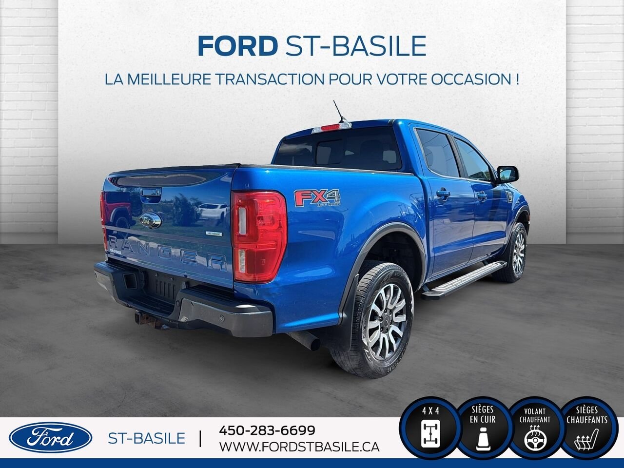 2019 Ford Ranger Blue Saint-Basile-le-Grand - photo #8