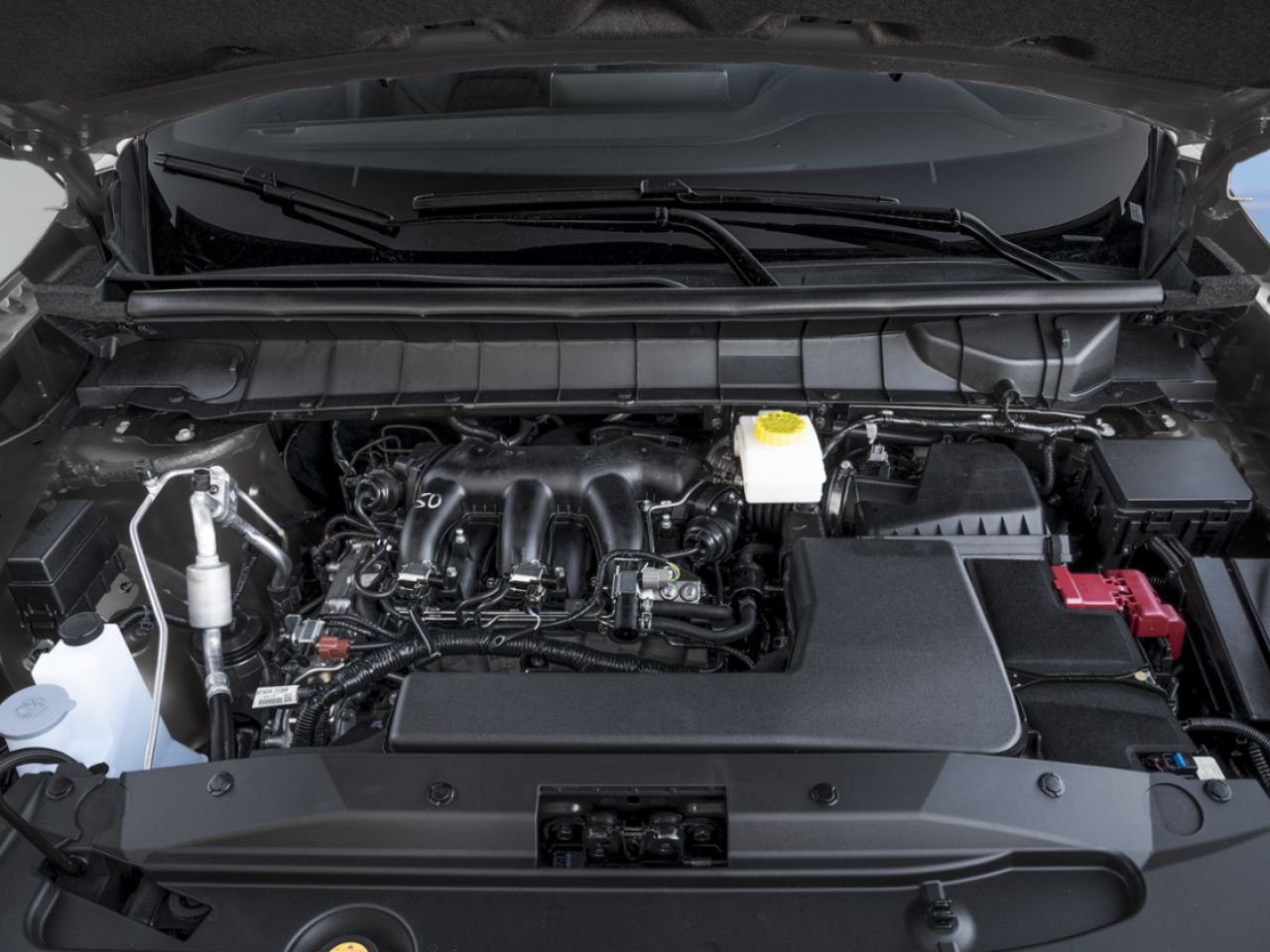 2026 NISSAN Pathfinder Scarlet Ember Tintcoat/Super Black Saint-Georges - photo #6