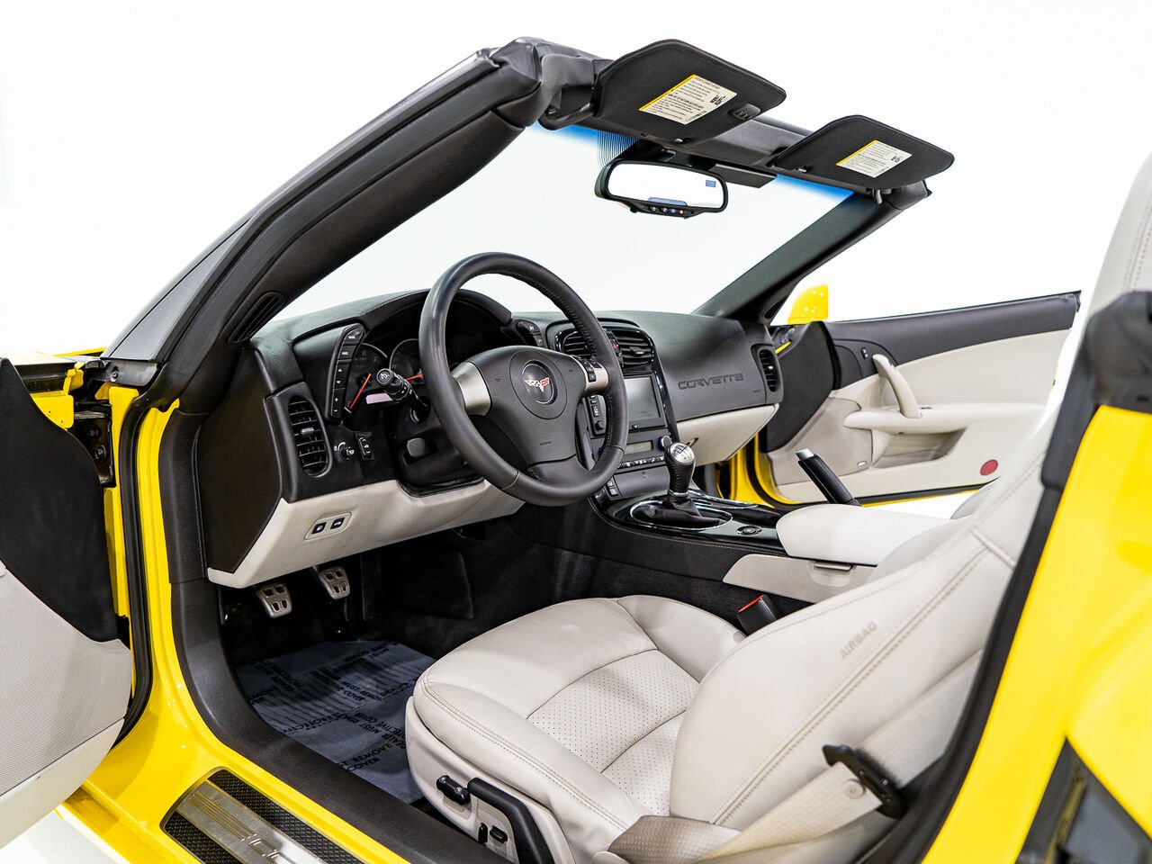 2008 Chevrolet Corvette With only 900km (563mi) From new with window sticker Yellow Kirkland - photo #25