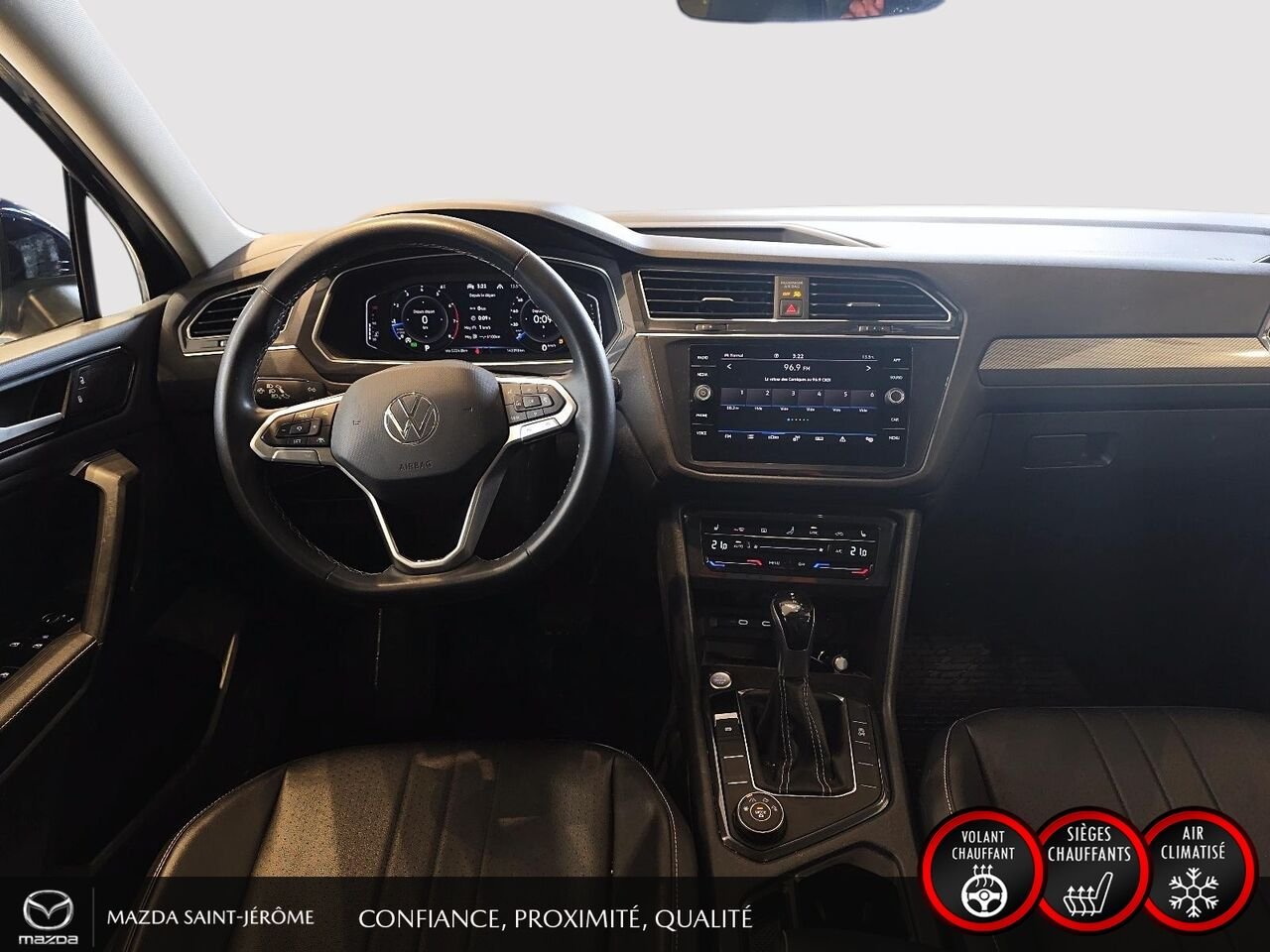 Volkswagen Tiguan CUIR | TOIT PANORAMIQUE | MAGS | AWD | 2022 Bleu Saint-Jérôme - photo #15