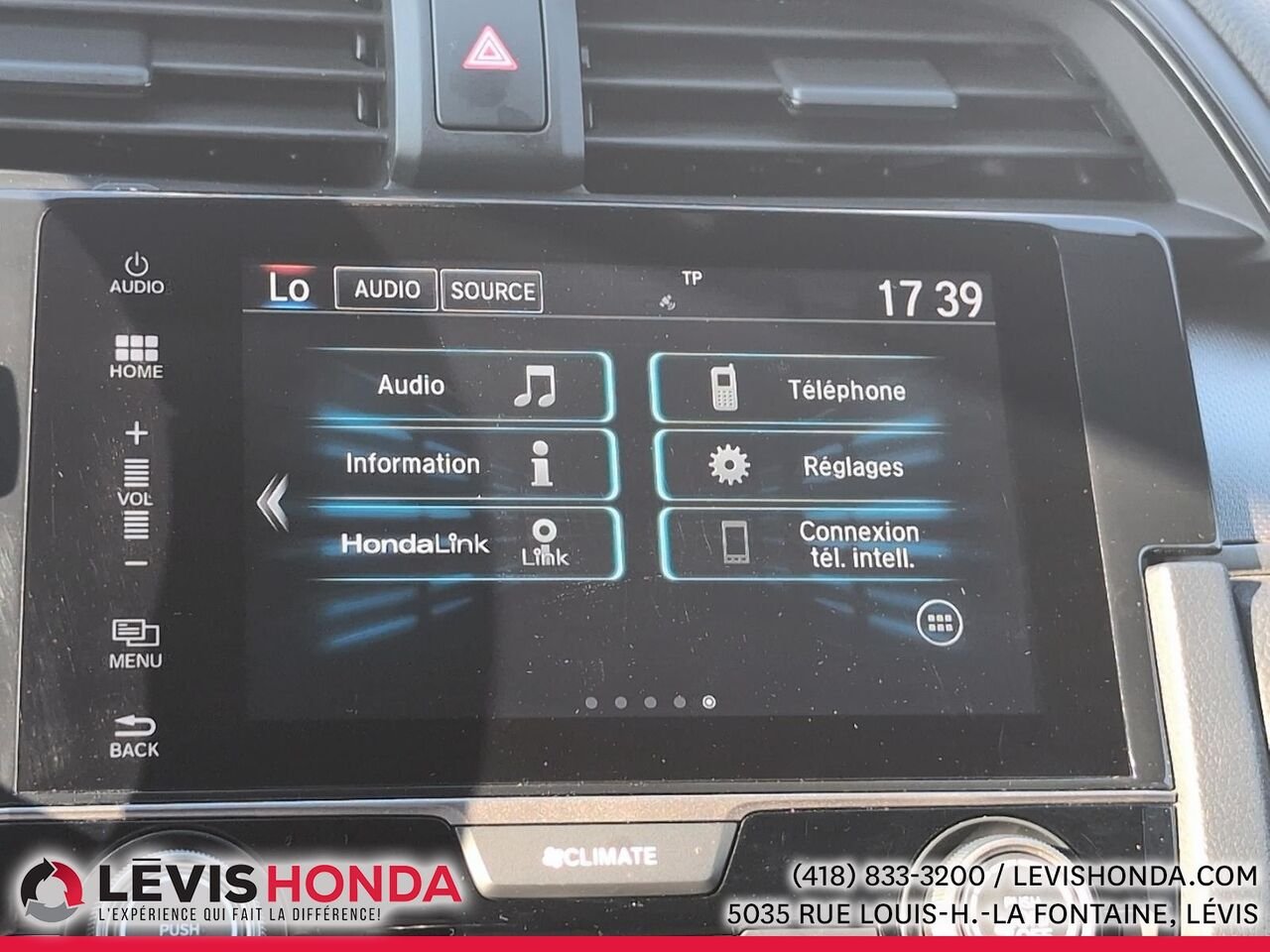 Honda Civic Hayon LX LX 5 portes BM 2017 Gris Lévis - photo #30
