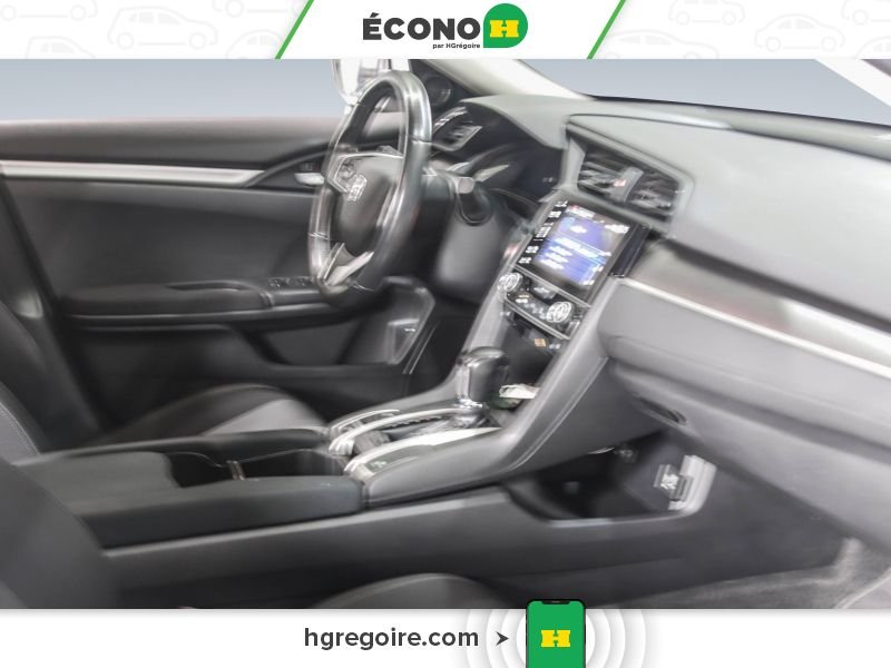 Honda Civic 730033A | SE AUTO A/C GR ELECT MAGS CAM RECUL BLUETOOTH 2018 Blanc Laval - photo #23