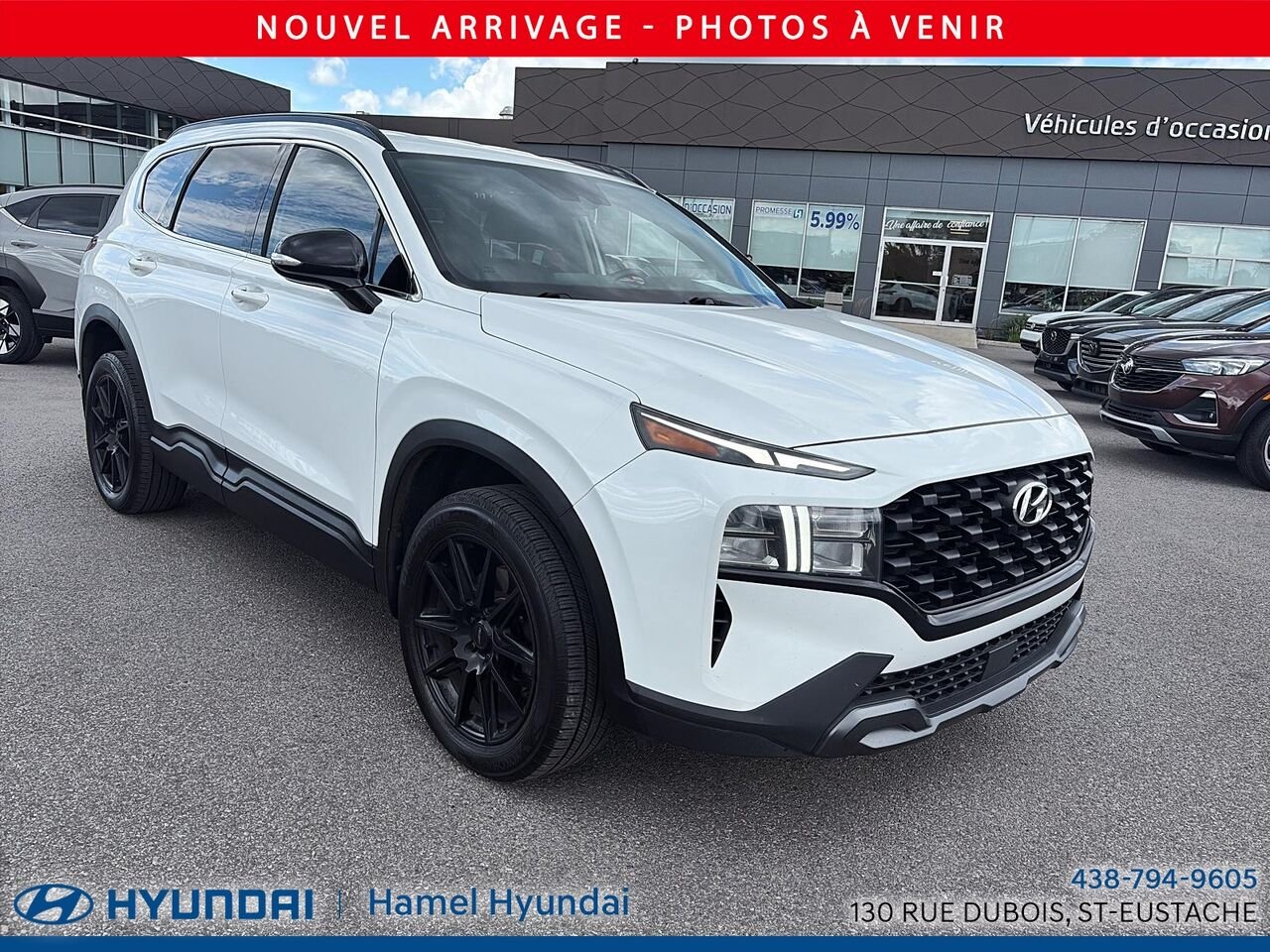 2022 Hyundai Santa Fe White Saint-Eustache - photo #1