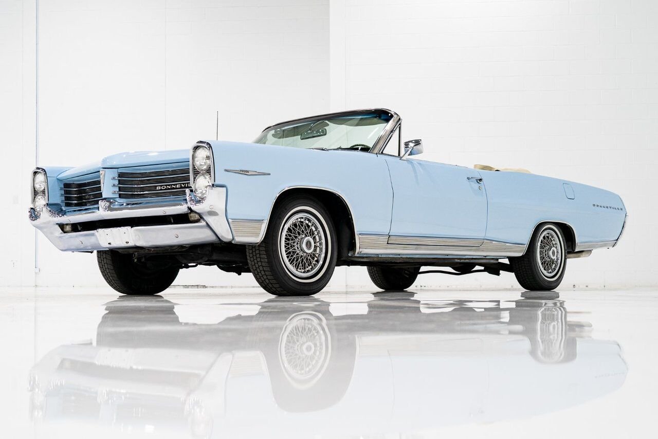 1964 Pontiac Bonneville **PRICE IN USD** Blue Montreal - photo #24