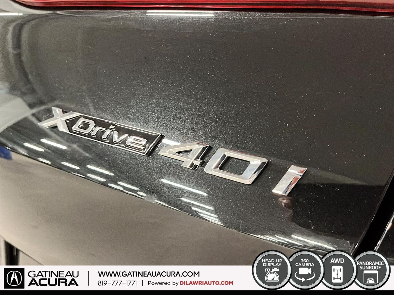 2023 BMW X6 xDrive 40i coupé Black Gatineau - photo #17